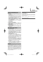 Preview for 17 page of Hitachi EC1433H Handling Instructions Manual