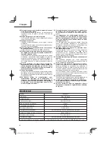 Preview for 20 page of Hitachi EC1433H Handling Instructions Manual