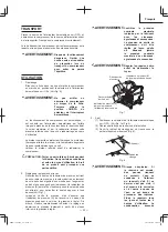 Preview for 23 page of Hitachi EC99S Instruction Manual And Safety Instructions