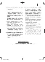 Preview for 29 page of Hitachi EC99S Instruction Manual And Safety Instructions