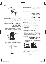 Preview for 34 page of Hitachi EC99S Instruction Manual And Safety Instructions