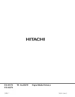 Preview for 64 page of Hitachi ED-S3170 series Service Manual