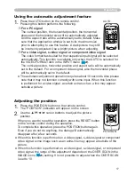 Preview for 17 page of Hitachi ED-X20 and User'S Manual And Operating Manual