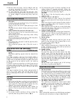 Preview for 8 page of Hitachi FCJ 55 Handling Instructions Manual