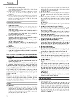 Preview for 16 page of Hitachi FCJ 55 Handling Instructions Manual