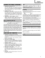 Preview for 9 page of Hitachi FSV 13Y Handling Instructions Manual