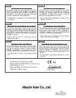 Preview for 38 page of Hitachi FSV 13Y Handling Instructions Manual