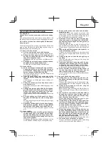 Preview for 17 page of Hitachi G 10SK3 Handling Instructions Manual