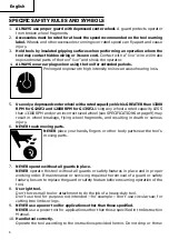 Preview for 6 page of Hitachi G 12SE2 Safety Instructions And Instruction Manual