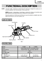 Preview for 9 page of Hitachi G 12SE2 Safety Instructions And Instruction Manual