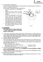 Preview for 11 page of Hitachi G 12SE2 Safety Instructions And Instruction Manual