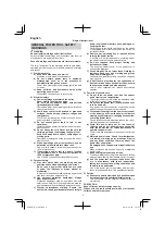 Preview for 2 page of Hitachi G 13SR3 Handling Instructions Manual