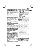 Preview for 3 page of Hitachi G 13SR3 Handling Instructions Manual