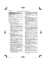 Preview for 8 page of Hitachi G 13SR3 Handling Instructions Manual