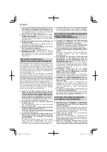 Preview for 10 page of Hitachi G 13SR3 Handling Instructions Manual