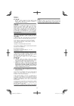 Preview for 26 page of Hitachi G 13SR3 Handling Instructions Manual