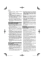 Preview for 52 page of Hitachi G 13SR3 Handling Instructions Manual