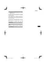 Preview for 61 page of Hitachi G 13SR3 Handling Instructions Manual