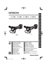 Hitachi G 14DBL Handling Instructions Manual preview