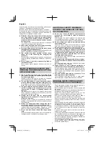 Preview for 4 page of Hitachi G 14DBL Handling Instructions Manual