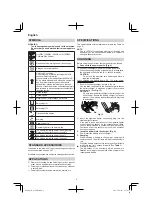 Preview for 6 page of Hitachi G 14DBL Handling Instructions Manual