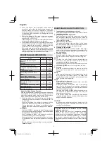 Preview for 8 page of Hitachi G 14DBL Handling Instructions Manual