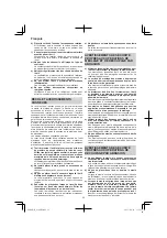 Preview for 22 page of Hitachi G 14DBL Handling Instructions Manual