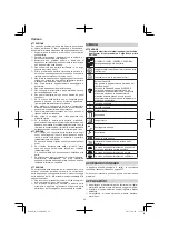 Preview for 34 page of Hitachi G 14DBL Handling Instructions Manual