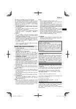 Preview for 37 page of Hitachi G 14DBL Handling Instructions Manual