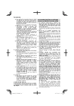 Preview for 40 page of Hitachi G 14DBL Handling Instructions Manual