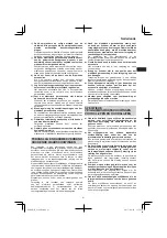 Preview for 41 page of Hitachi G 14DBL Handling Instructions Manual