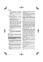 Preview for 60 page of Hitachi G 14DBL Handling Instructions Manual