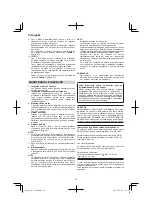 Preview for 66 page of Hitachi G 14DBL Handling Instructions Manual