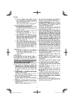 Preview for 78 page of Hitachi G 14DBL Handling Instructions Manual
