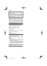 Preview for 102 page of Hitachi G 14DBL Handling Instructions Manual