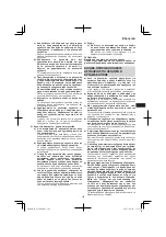 Preview for 105 page of Hitachi G 14DBL Handling Instructions Manual