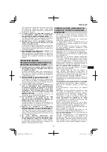 Preview for 107 page of Hitachi G 14DBL Handling Instructions Manual