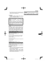 Preview for 141 page of Hitachi G 14DBL Handling Instructions Manual