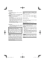 Preview for 176 page of Hitachi G 14DBL Handling Instructions Manual
