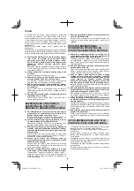 Preview for 190 page of Hitachi G 14DBL Handling Instructions Manual