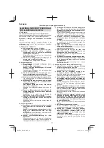 Preview for 28 page of Hitachi H 41MB Handing Instructions