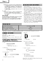 Preview for 22 page of Hitachi H 45M R Handling Instructions Manual