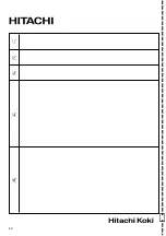 Preview for 42 page of Hitachi H 45M R Handling Instructions Manual