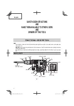 Preview for 6 page of Hitachi H 45MEY Instruction Manual