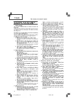 Preview for 14 page of Hitachi H 60MC Handling Instructions Manual