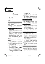 Preview for 16 page of Hitachi H 60MC Handling Instructions Manual