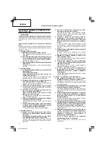 Preview for 18 page of Hitachi H 60MC Handling Instructions Manual