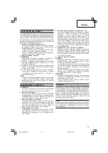 Preview for 21 page of Hitachi H 60MC Handling Instructions Manual