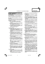 Preview for 23 page of Hitachi H 60MC Handling Instructions Manual