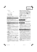 Preview for 25 page of Hitachi H 60MC Handling Instructions Manual